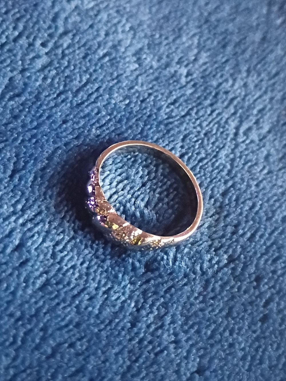 Sterling Silver Twisted And Textured Looking Stackable Ring